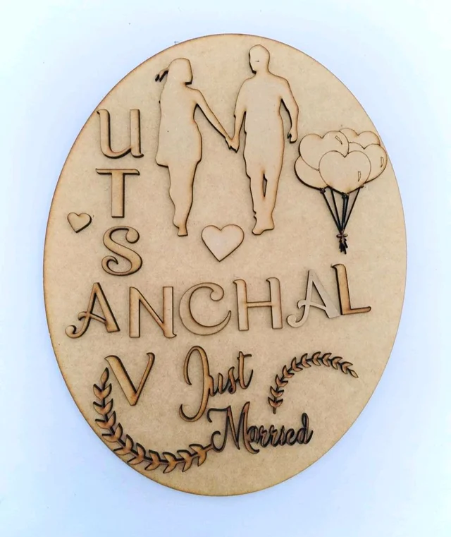 Couple Name Board