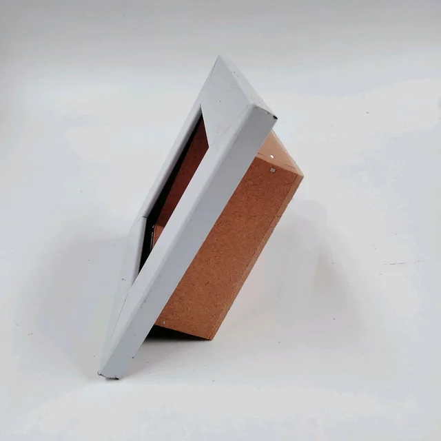 Miniature Photo Frame Shadow Box - Small Size - With Acrylic Cover, Black, 4 Inch / 4 Inch