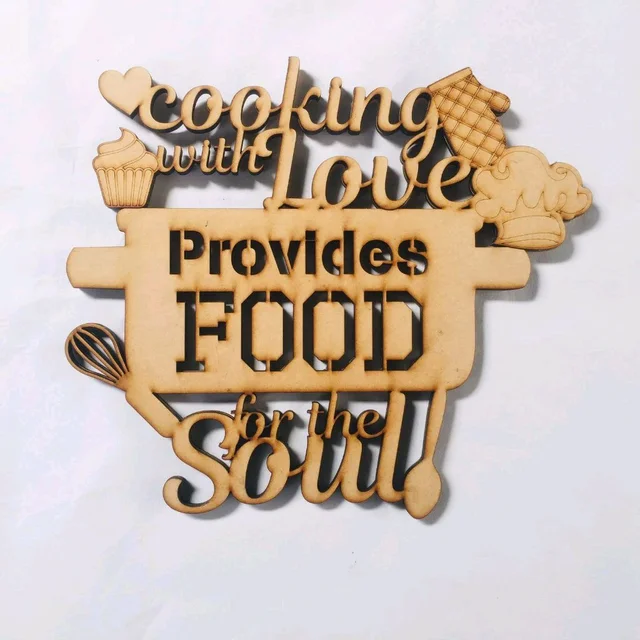 Cooking With Love Kitchen Decor - 8mm