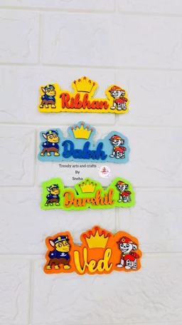 Customised Fridge Magnet Paw Petrol Theme - 1