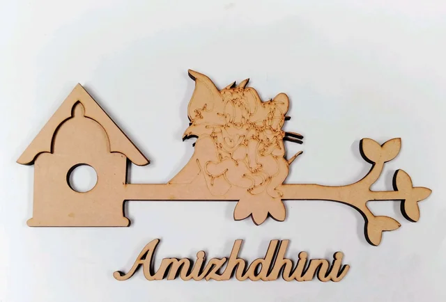 Tom And Jerry Hanging Name Board With 1 Name