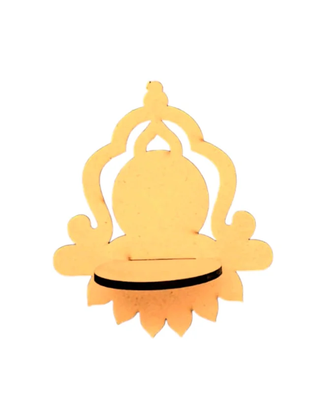 Diya Stand Wall Hanging Shelf - Pair