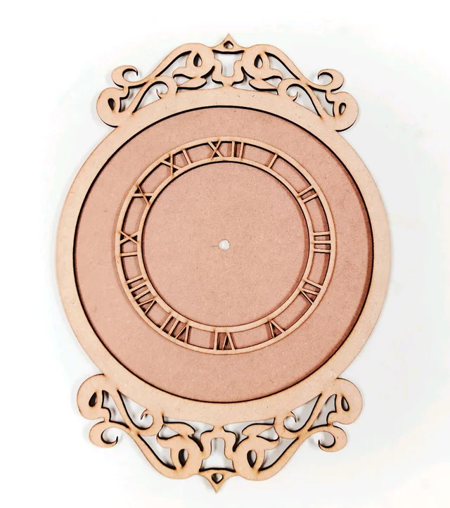 Vintage Victorian Style Double Layer Clock With Number Ring