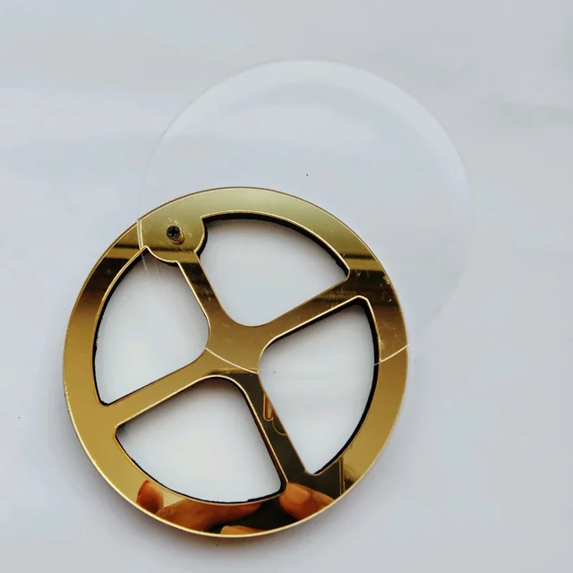 Kumkum Box - Gold With white Base