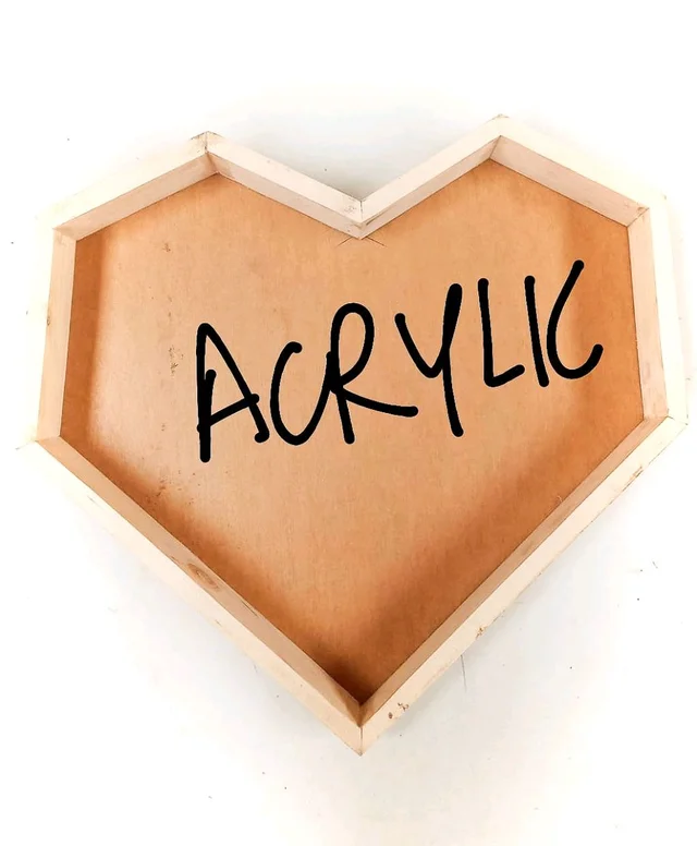 Heart Wooden Frames - Varmala Preservation - 12 x 12 x 1.5 Inches