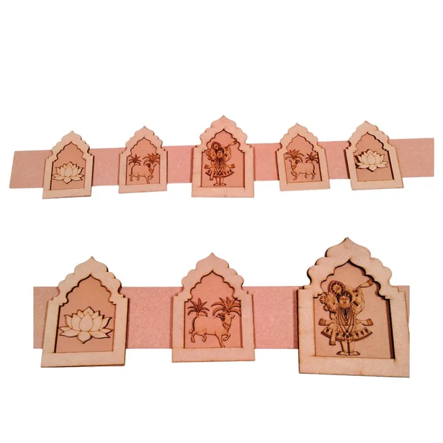 Jharokha Bandhanwar Door Hanging Pichwai Cow- Toran 5