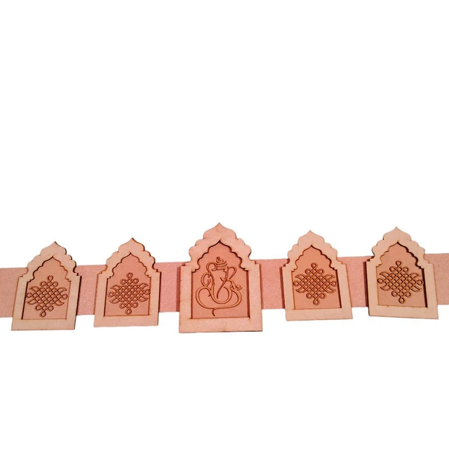 Jharokha & Kolam Bandhanwar Door Hanging Ganesha - Toran 24