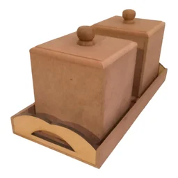 Dry Fruits Jar & Tray Set - Small Set