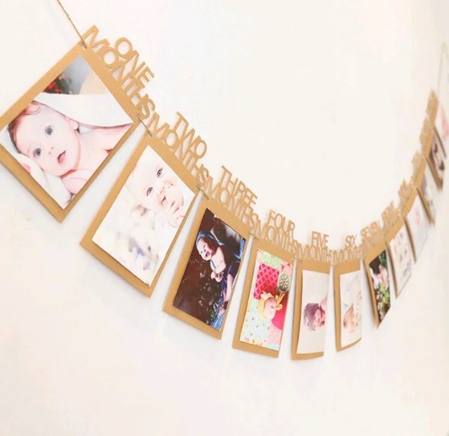 First Year Photo Frame 12 Months