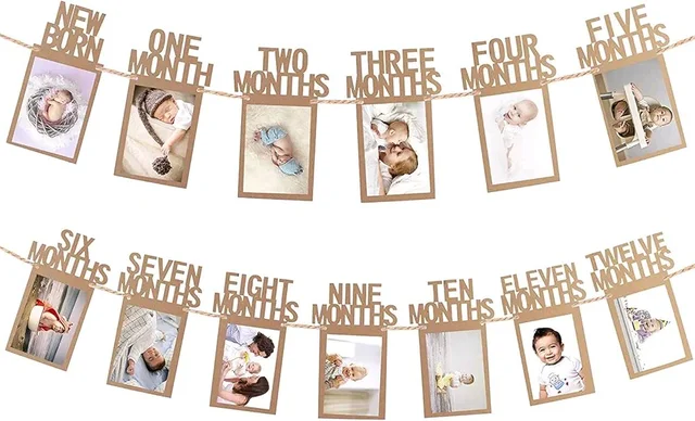 First Year Photo Frame 12 Months