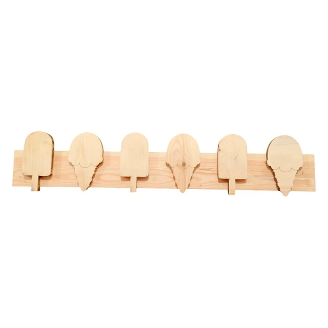 Icecream Themed Wall Hanger Wall Organiser - Bag Hanger Medal Hanger