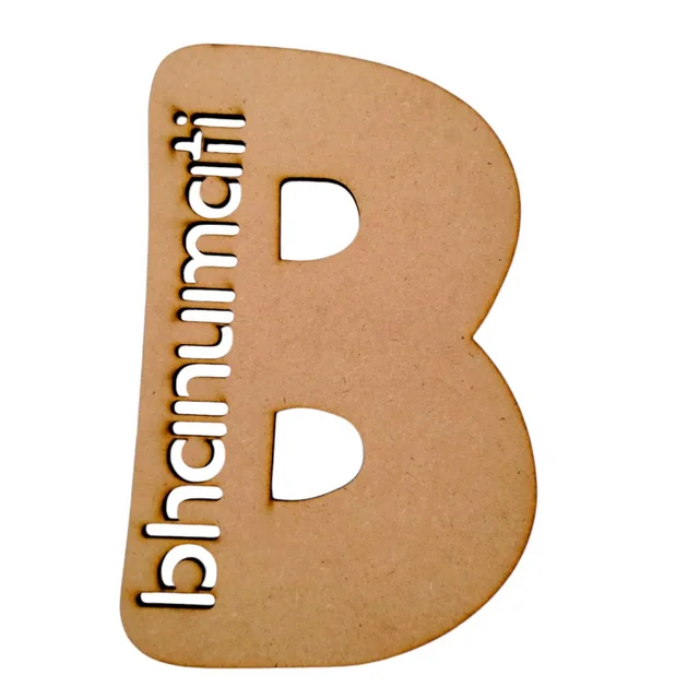 Monogram Letter With Name Kids Room Decor - 12 Inches