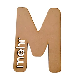 Monogram Letter With Name Kids Room Decor - 12 Inches