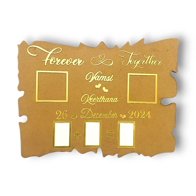 Couple Thumb Impression Engagement Wedding Invite