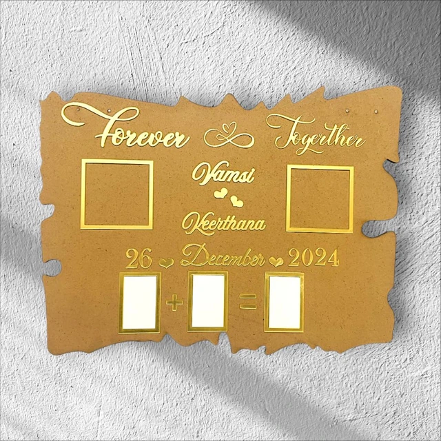 Couple Thumb Impression Engagement Wedding Invite