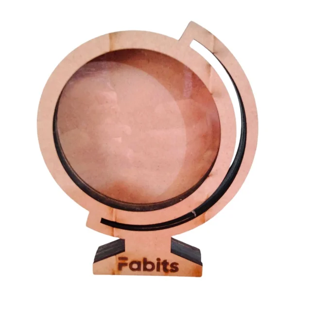 Self Standing Piggy Bank - Globe - 8 Inches, Assembled