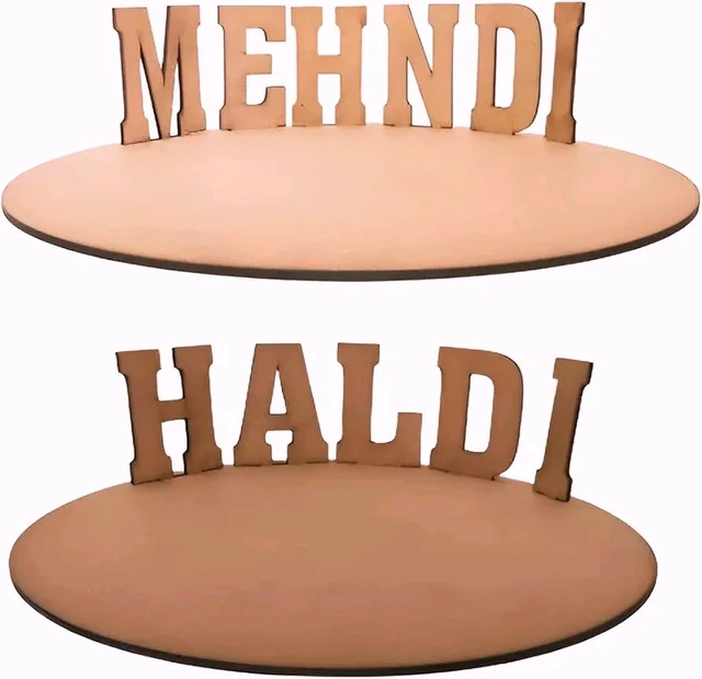 Mehandi Haldi Wedding Platter - Mehandi & Haldi Platter