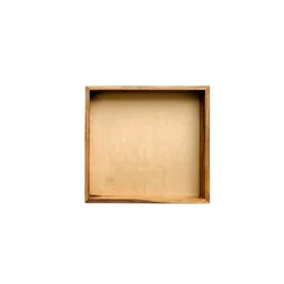1.5 Inches TeakWood Floating Frame / Varmala Preservation Frame Base MDF - 8 * 8 * 1.5 Inches