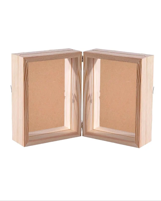 Pinewood Varmala Preservation Frame - Base MDF / Floting Frame / Book Frame - 8 * 6 * 3 Inches