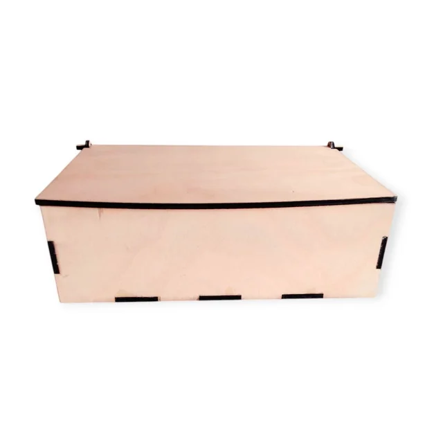 DIY Birch Plywood Box - 4 * 4 * 2 Inches