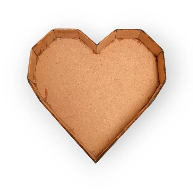 Heart Box Chocolate / Flower Fillable Box For Hamper Making Charcuterie Board - 10 Inch
