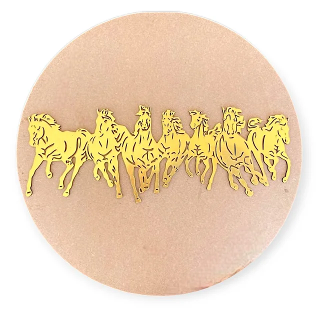 7 Running Horse Clock Base