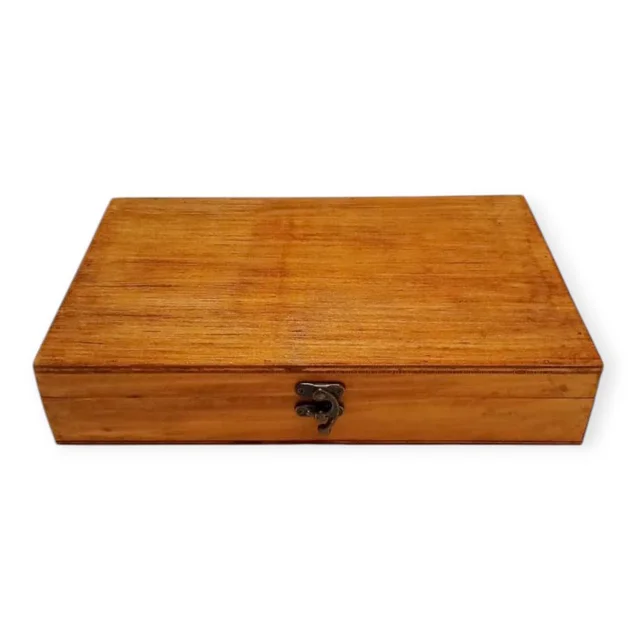 Pinewood Box with Walnut Polish