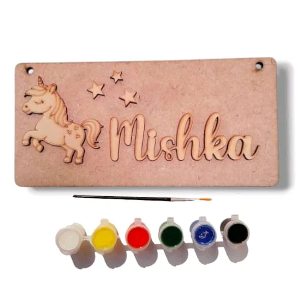 Kids Unicorn DIY Kits Girls / Boys with tempera colours - 1pc