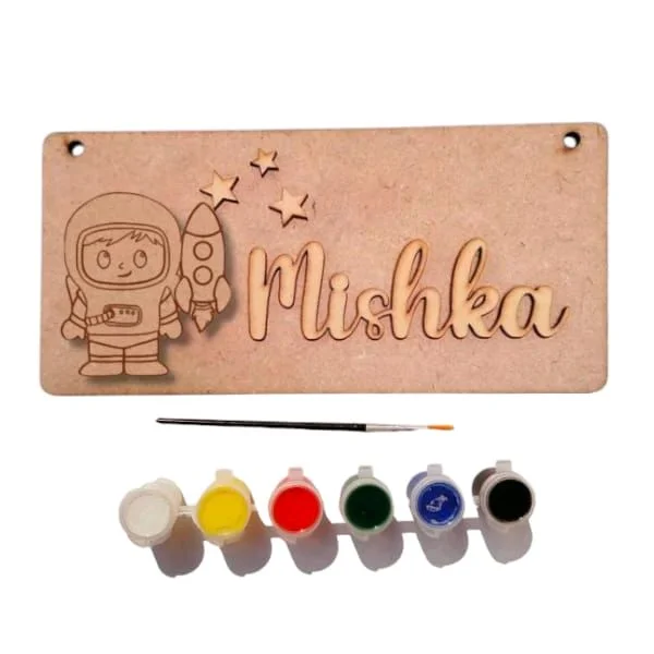 Kids Astronaut DIY Kits Girls / Boys with tempera colours - 5pcs