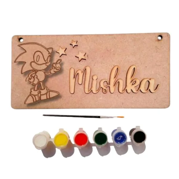 Kids Sonic DIY Kits Girls / Boys with tempera colours - 10pcs