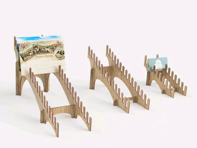 Retail Display Stand 3 Sizes To Showcase Postcards