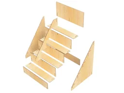 Collapsible Versatile Store Stand for Booklets, Magazines, and Souvenirs.