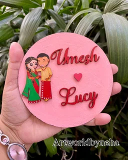 Fridge Magnet - Couples Wedding Anniversary Valentine's Day - 10 Pcs
