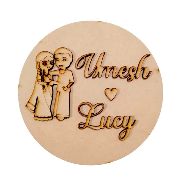 Fridge Magnet - Couples Wedding Anniversary Valentine's Day - 5 Pcs
