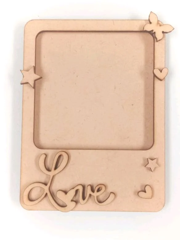 Love Polaroid Photo Fridge Magnet - 50 Pcs