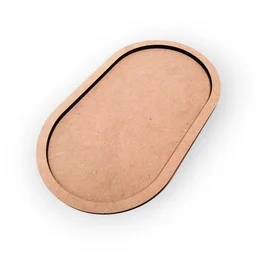 Oval Tray / Board With Border
