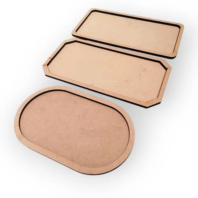 Oval Tray / Board With Border