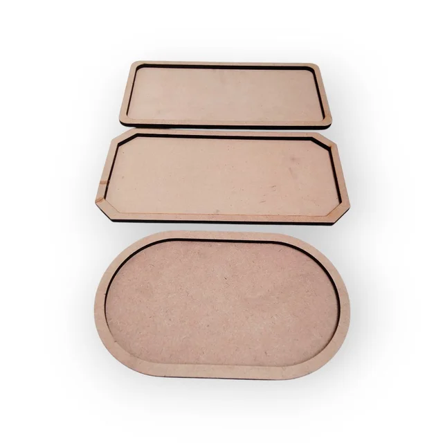 Oval Tray / Board With Border