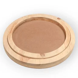 Round Pinewood Frame - 18 Inches