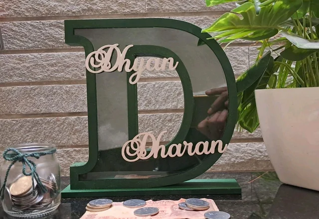 Monogram/ Letter / Alphabet Piggy Bank
