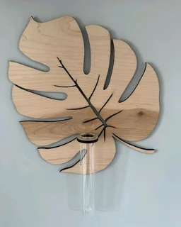 Bohemian Leaf Shaped Wall Planter Wooden Wall-Mounted Plant Rack For Propagation