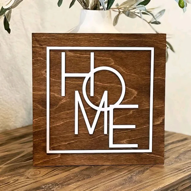 Minimalistic Home Sign - Gifting