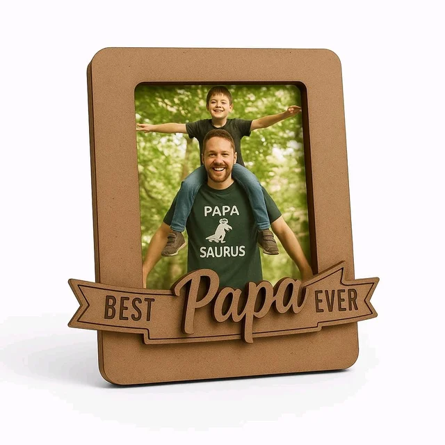 MDF Father's Day Fridge Magnet - 5 pcs