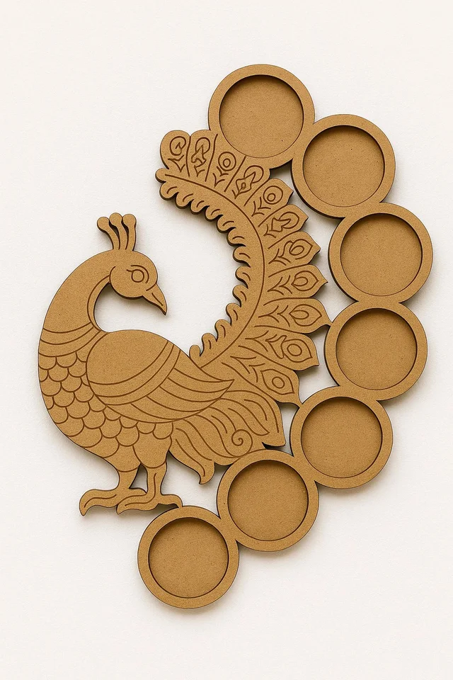 Peacock Tea Light Holder