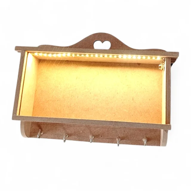Shadow Box with Key Holder - 10 * 8 * 2.5 inches