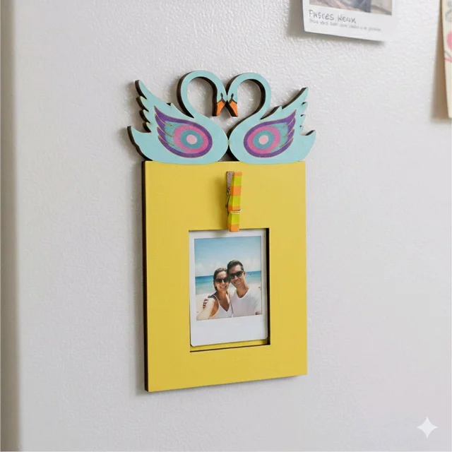 Swan - Photo Fridge Magnet - 5 pcs