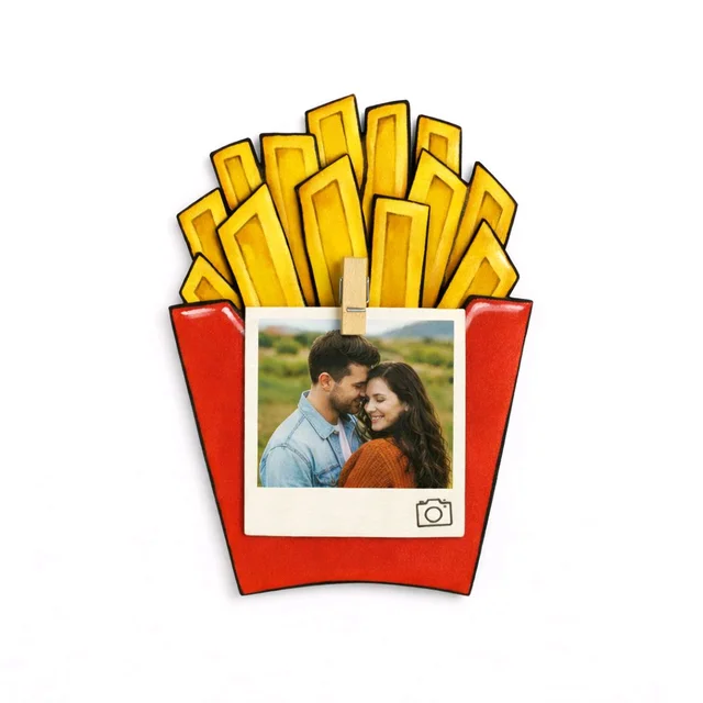 French Fries - Photo Fridge Magnet - 5 pcs
