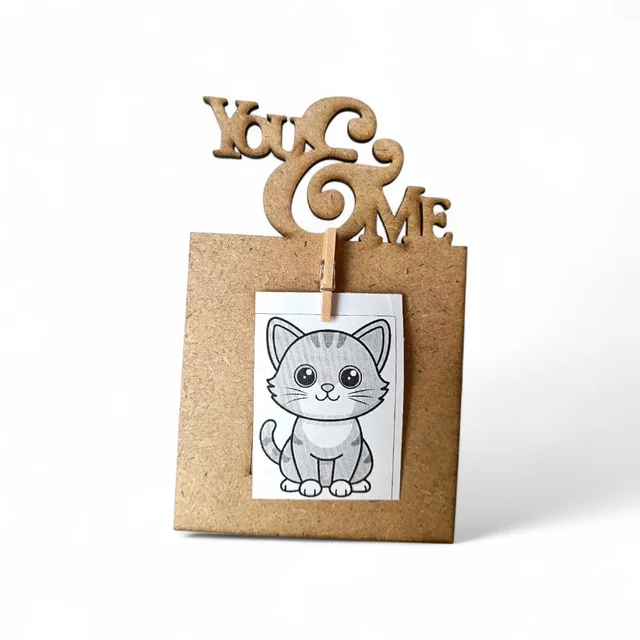 You - Me - Photo Fridge Magnet - 5 pcs