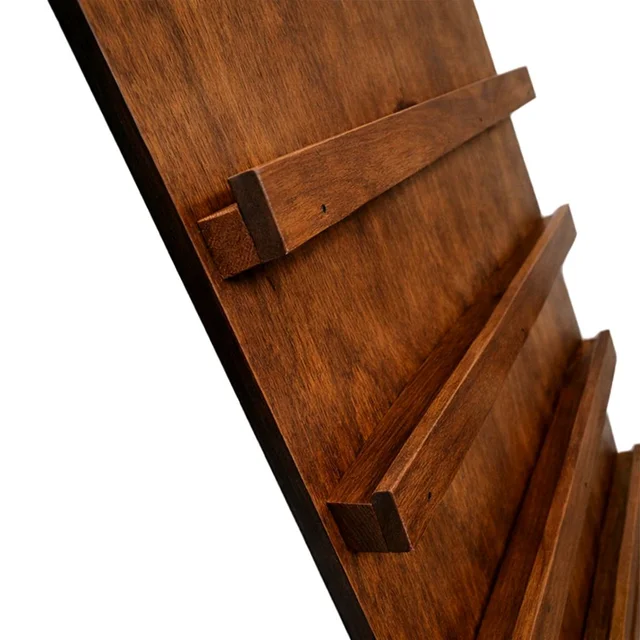 Display Stand - Walnut - dismantling Stand Jewelry / Earring Card Display - Large