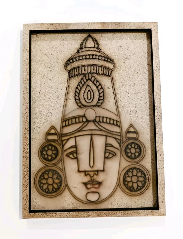 Pre Marked Coaster Square For Resin Balaji / Venkateshwara / Tirumala - 6